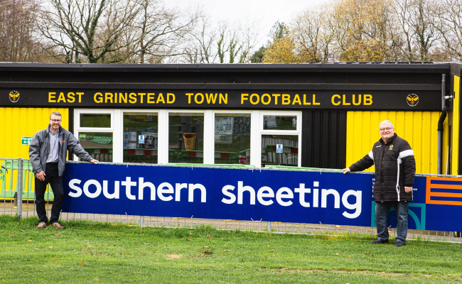 Celebrating 10 years of support for East Grinstead Town Football Club