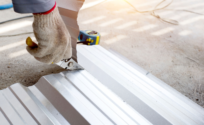 A Guide to Cutting Metal Roofing and Cladding Sheets