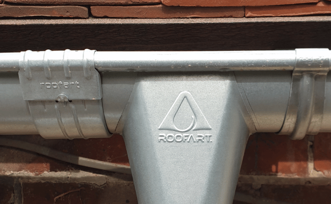 RoofArt galvanised guttering