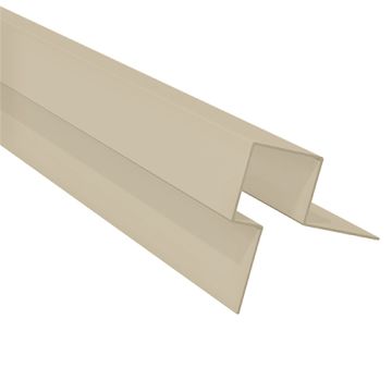 Asymmetric External Corner Sand White