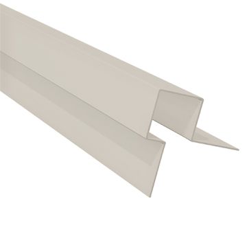 Asymmetric External Corner Cream White