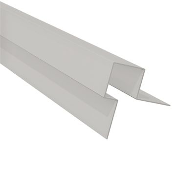 Asymmetric External Corner Silver Grey