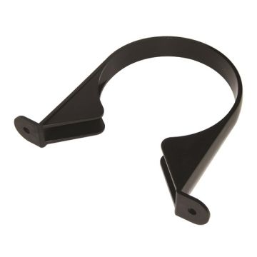 110mm Pipe Bracket Black