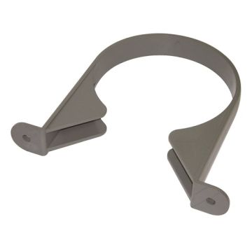 110mm Diameter Pipe Bracket Grey