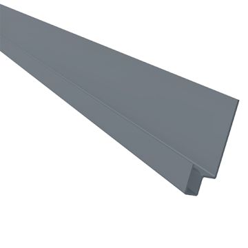 Aluminium Dark Grey Cedral Click Lintel Profile