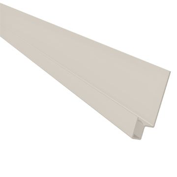 Aluminium Cream White Cedral Click Lintel Profile