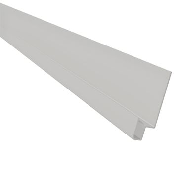 Aluminium Silver Grey Cedral Click Lintel Profile
