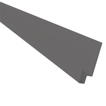 Aluminium Pewter Cedral Click Lintel Profile