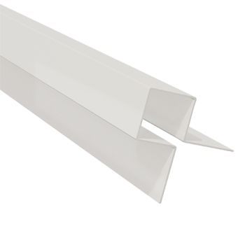 Aluminium Symmetric External Corner White