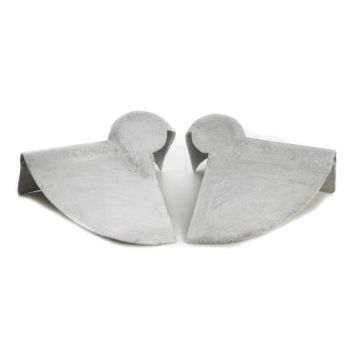 P6 / Cemsix, 2-Piece Adj' Roll Top Finials PAIR Swisspearl Fibre Cement, Natural Grey