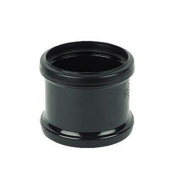 110mm Downpipe Connector Black