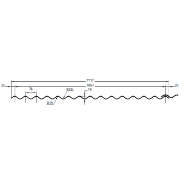 Foam Filler, 14/3 Corrugated, mm long, Pair, Polyethylene, Bi-Colour (Black/White)