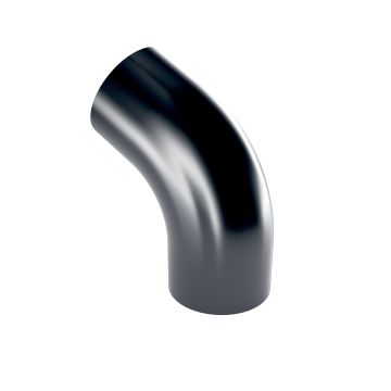 87mm dia, Steel 60° Downpipe Bend - Anthracite Grey 7016