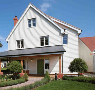 Cedral Weatherboard House clad in Cedral Weatherboard